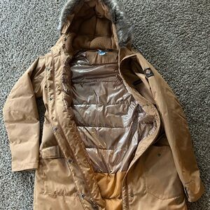 Longer Winter Columbia coat with Omni heat inside. excellent condition